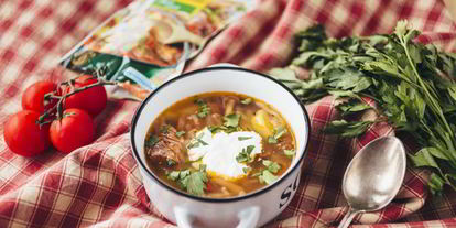 Шаг 6: щей с опятами