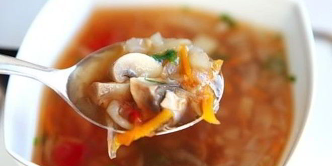 Рецепт щей с шампиньонами и мясом