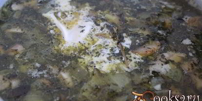 Шаг 8: щей со шпинатом и шампиньонами