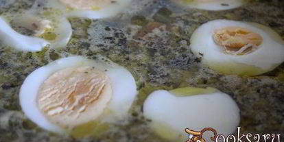 Шаг 9: щей со шпинатом и шампиньонами