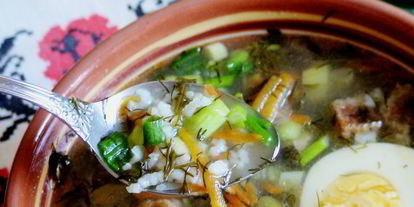 Шаг 11: щей весенних с рисом и щавелем