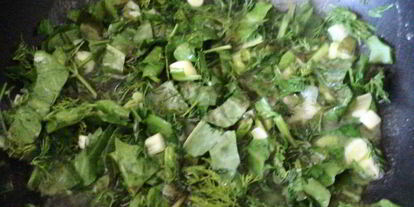 Шаг 7: щей весенних с рисом и щавелем