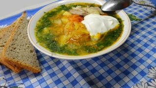 Рецепт Вкусных щей с курицей из свежей капусты