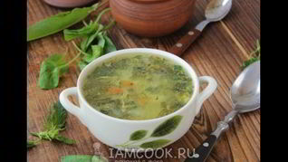 Рецепт Зеленых щей с крапивой и щавелем