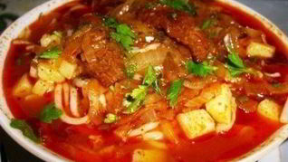 Рецепт Густого супа Шурпа с говядиной