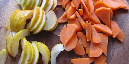 Шаг 1: коурмы шурпа, жареная