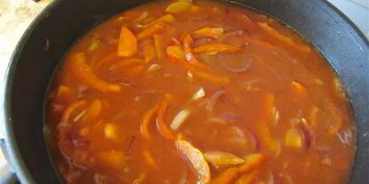 Шаг 6: коурмы шурпа, жареная