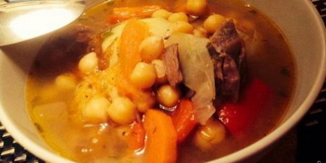 Рецепт Шурпы из баранины в казане