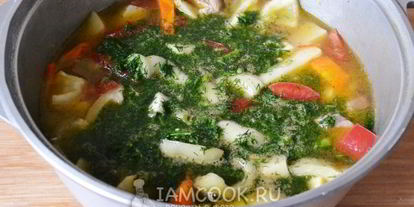 Шаг 11: шурпы из свинины