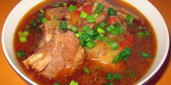 Рецепт шурпы из свиных ребрышек