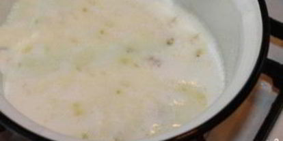 Шаг 1: сливочного супа с мидиями