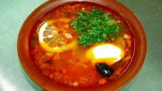 Рецепт Классической сборной солянки с каперсами