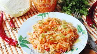 Рецепт Солянки из капусты на зиму