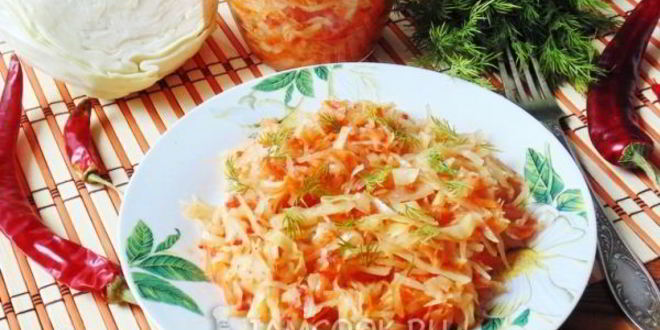 Рецепт солянки из капусты на зиму