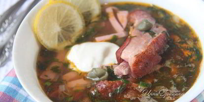 Шаг 10: солянки мясной сборной