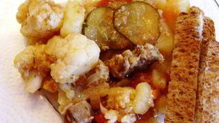 Рецепт Солянки овощной с мясом