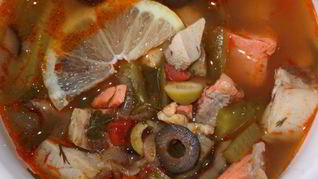 Рецепт Солянки рыбной сборной
