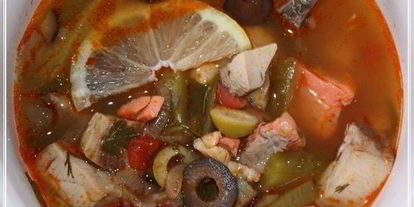 Шаг 28: солянки рыбной сборной