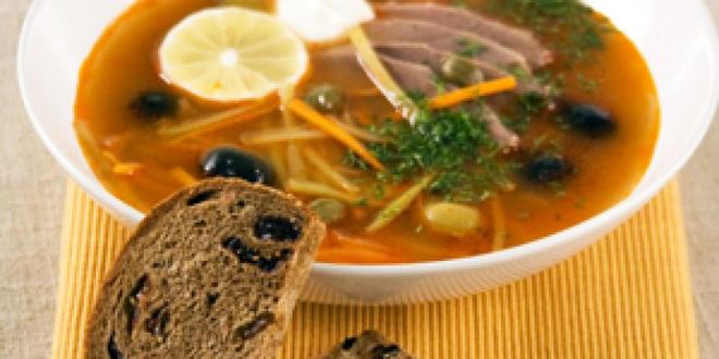 Рецепт солянки с гусем