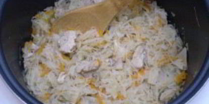 Шаг 5: солянки с курицей и капустой