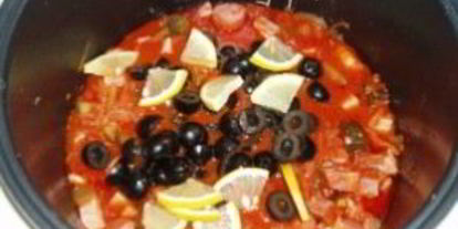 Шаг 8: солянки с курицей в мультиварке