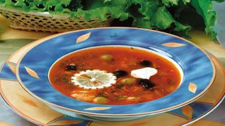 Рецепт Солянки с мясом птицы