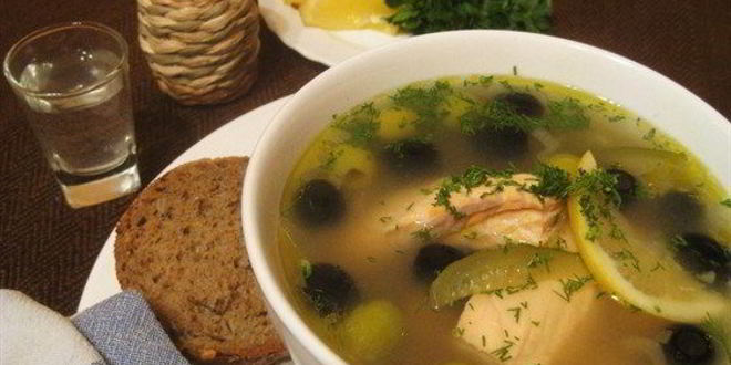 Рецепт солянки с семгоя