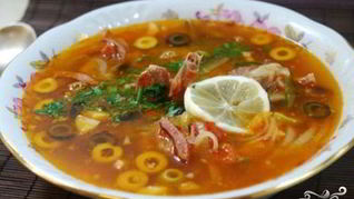 Рецепт Солянки сборной с картошкой