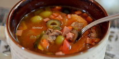 Шаг 9: солянки со сладким перцем