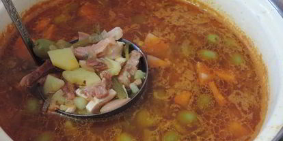 Шаг 5: супа-солянки обедаем дома