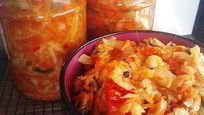 Рецепт Вкусной солянки из капусты на зиму