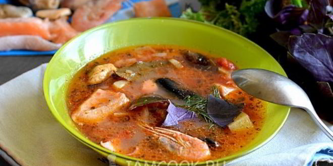 Рецепт супа буйабес