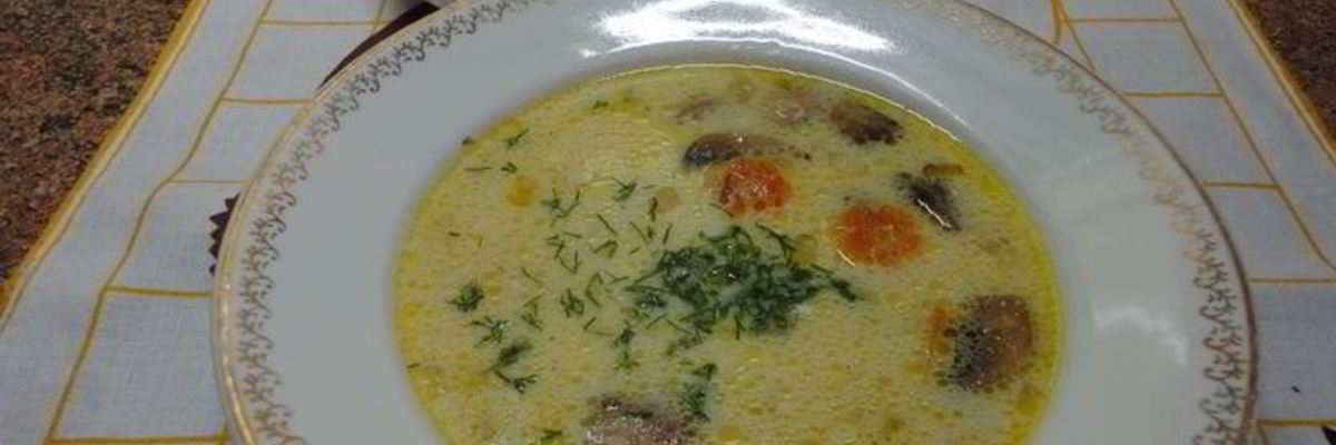 Рецепт Супа грибного белого