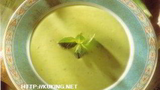 Рецепт Супа из авокадо с мятой