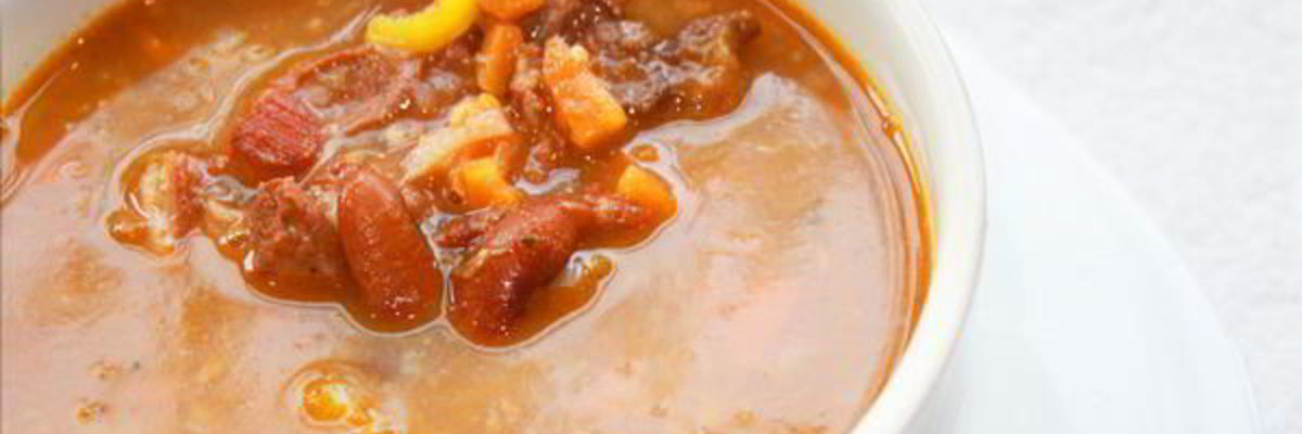 Рецепт Супа из баранины с красной фасолью