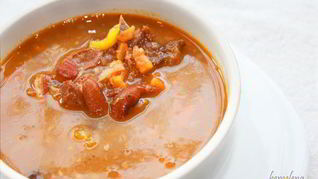 Рецепт Супа из баранины с красной фасолью