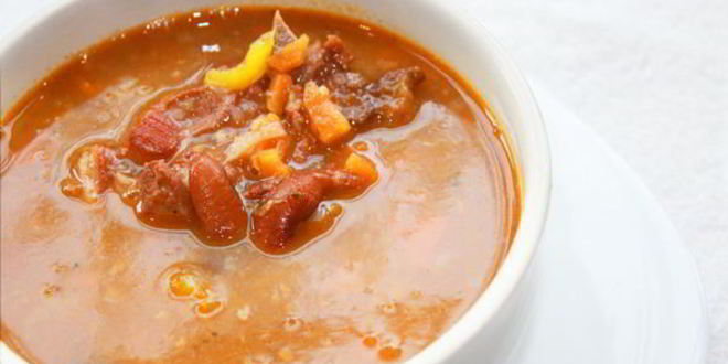 Рецепт супа из баранины с красной фасолью