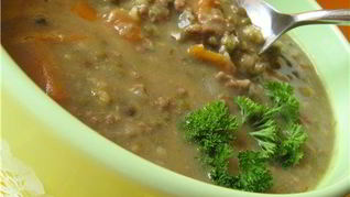 Рецепт Супа из маша с восточными нотками