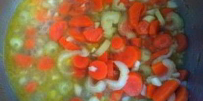 Шаг 2: супа из овощей и грибов