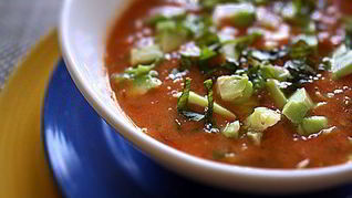 Рецепт Супа из помидоров и базилика