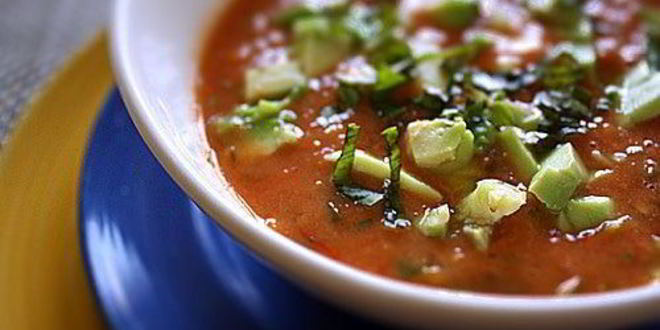 Рецепт супа из помидоров и базилика