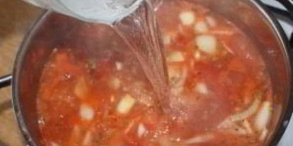 Шаг 4: супа из свинины с фасолью