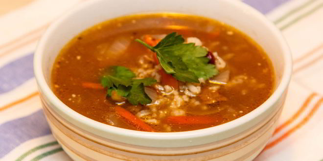Рецепт Грузинского супа харчо