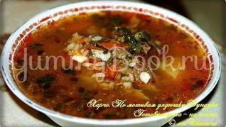 Рецепт Харчо с бараньими ребрышками