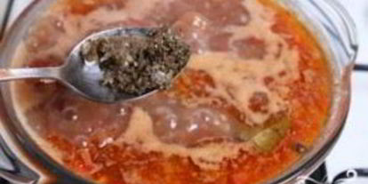 Шаг 11: харчо с рисом