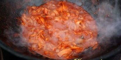 Шаг 32: харчо в казане