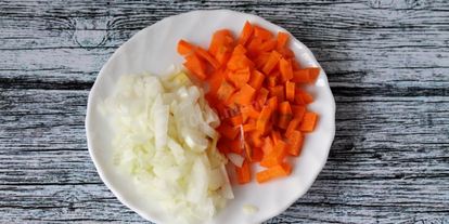 Шаг 3: супа харчо иза свинин с рисома