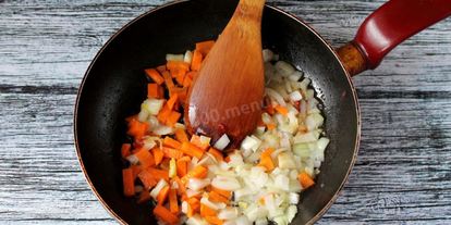 Шаг 4: супа харчо иза свинин с рисома