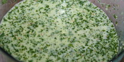 Шаг 1: супа харчо с грецкими орехами