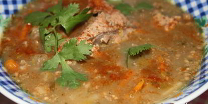 Шаг 10: супа харчо с грецкими орехами